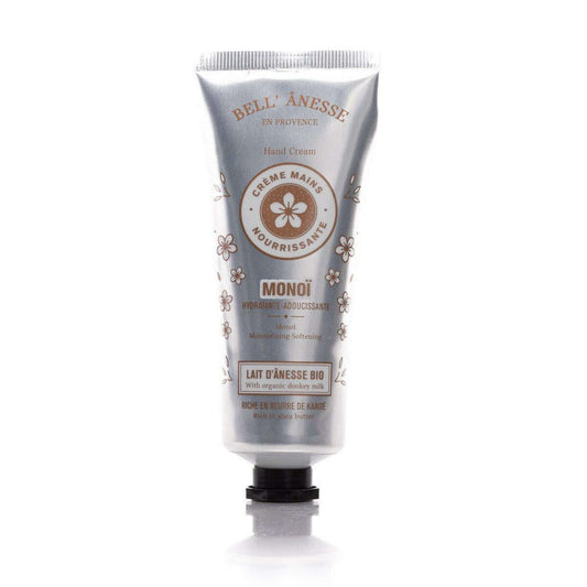 Hand Cream with Donkey Milk and Organic Monoï 75ml - Bell Ânesse