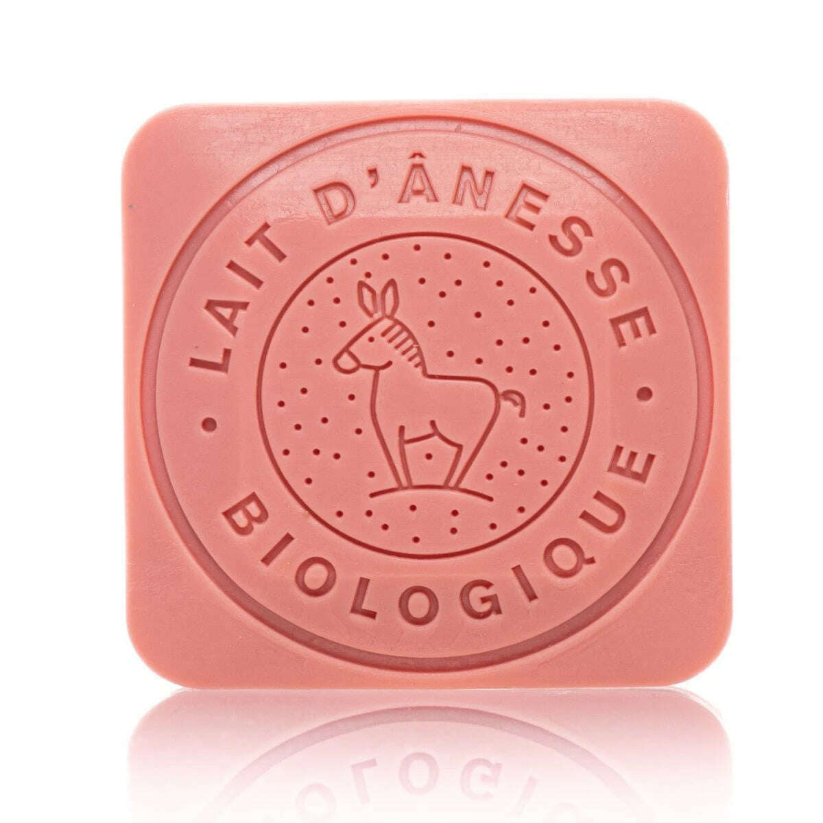 110g square molded donkey soap - strawberry 