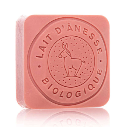 110g square molded donkey soap - strawberry 