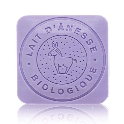 110g square molded donkey soap - lavender