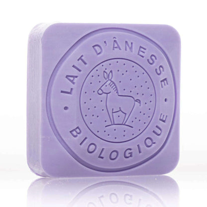 110g square molded donkey soap - lavender