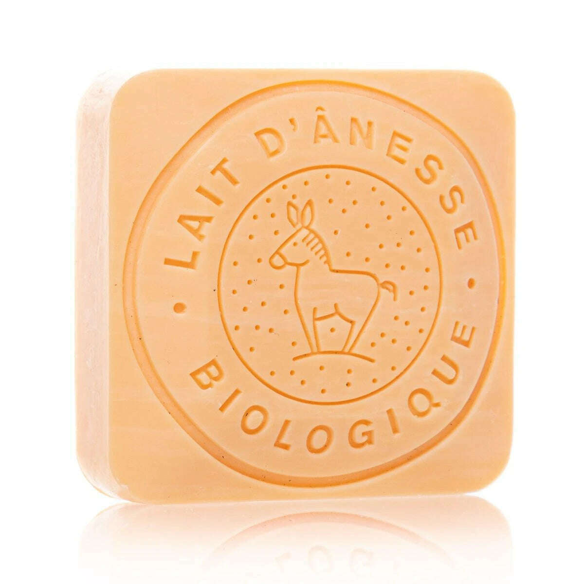 110g square molded donkey soap - melon 